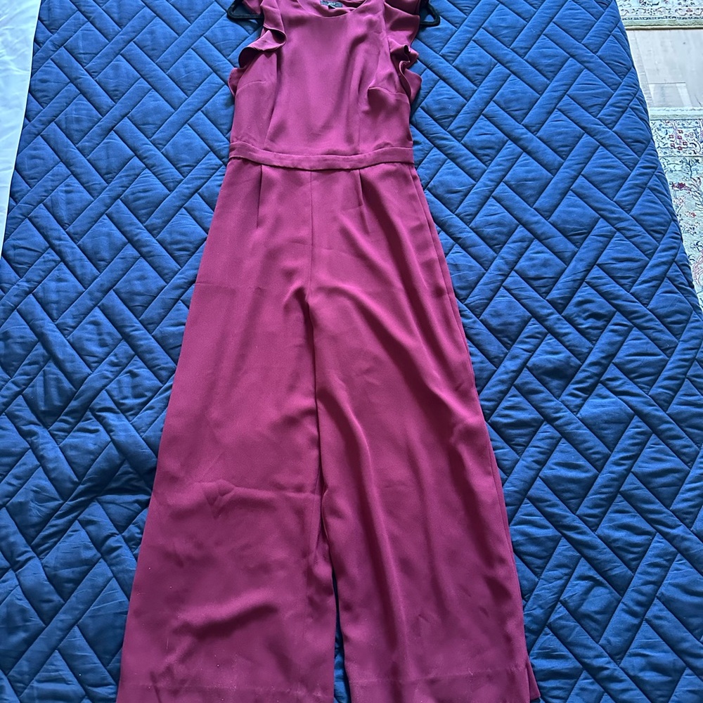 J. Crew Rich Red Jumpsuit